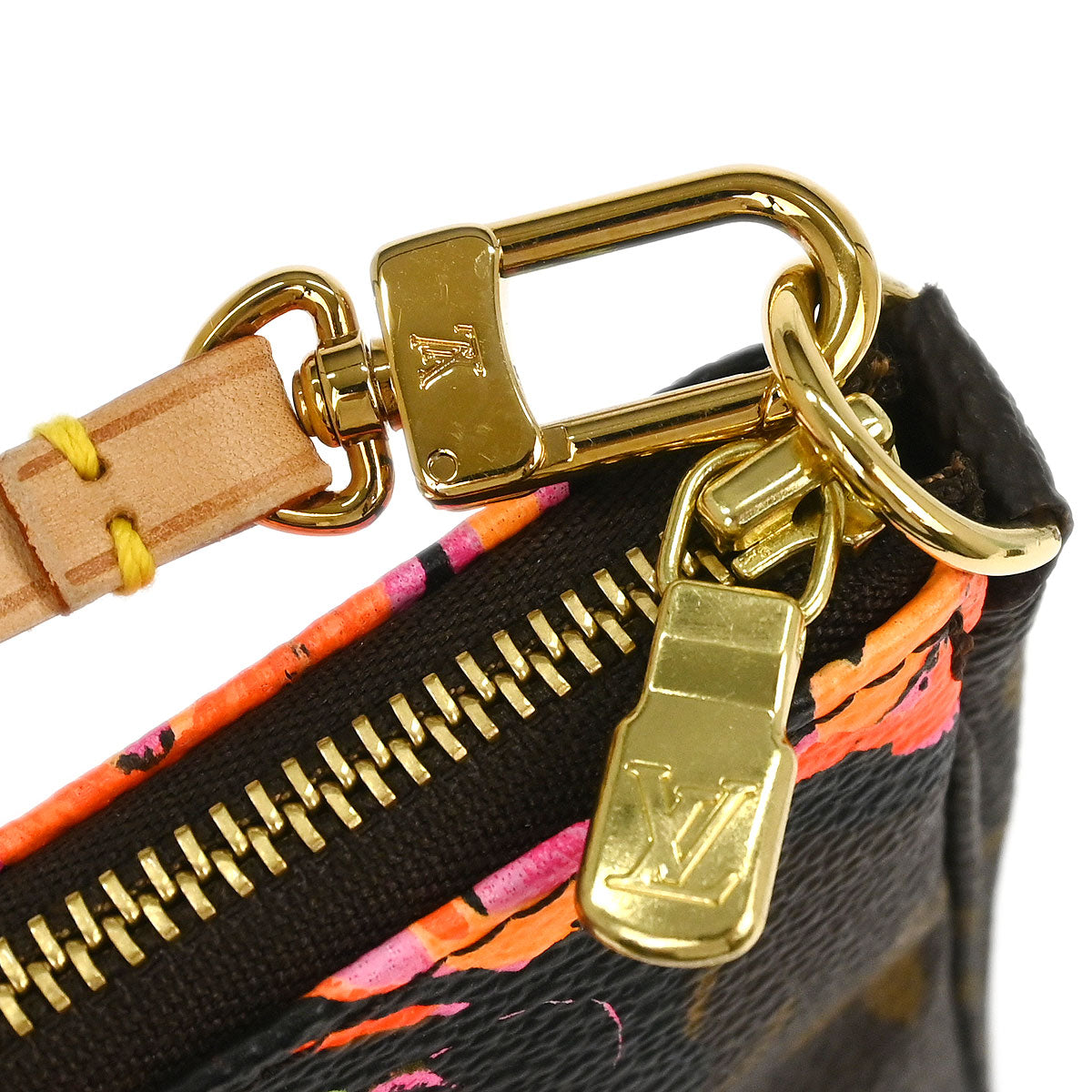 Louis Vuitton Monogram Rose Pochette Accessoires Handbag M48615