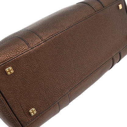 Loewe Bronze Leather Amazona 36 Handbag