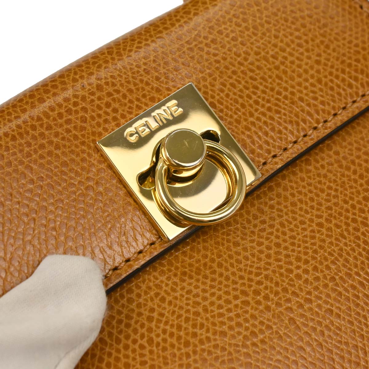 Celine Brown Leather Handbag