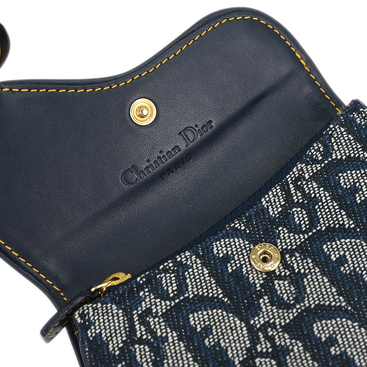Christian Dior Trotter Saddle Coin Purse Wallet