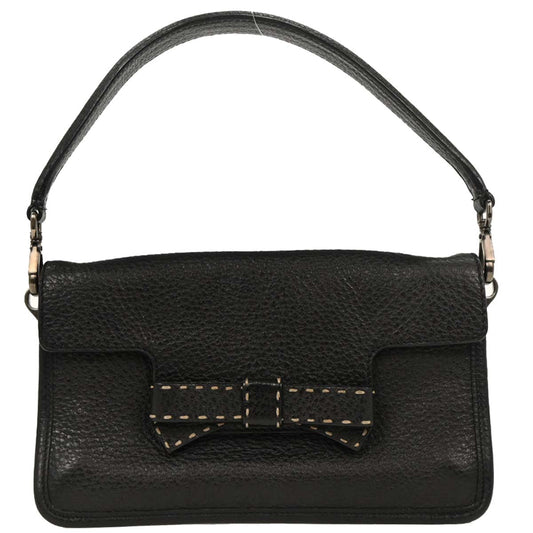 Prada Black Leather Handbag