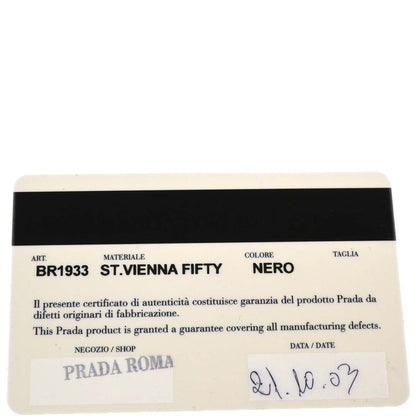 Prada Black Leather Handbag