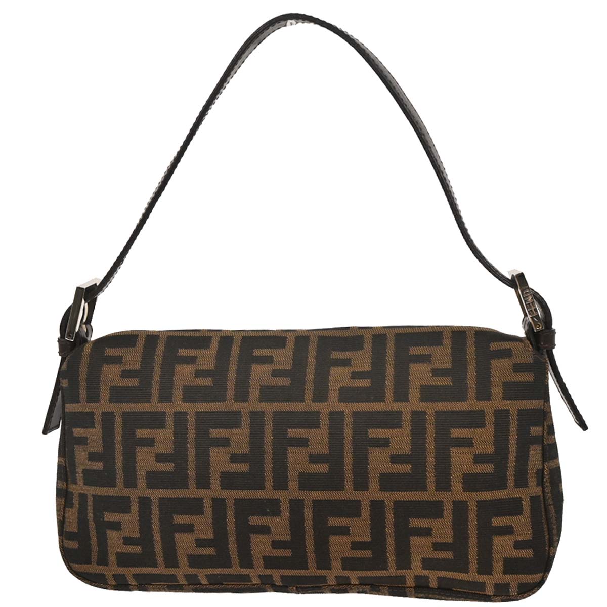 Fendi Brown Zucca Baguette Handbag