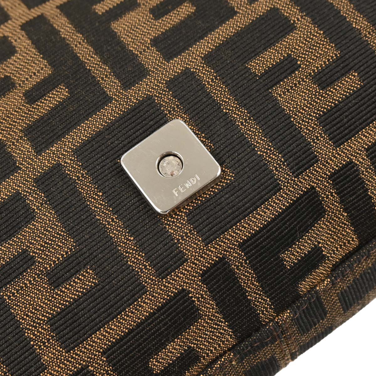 Fendi Brown Zucca Baguette Handbag