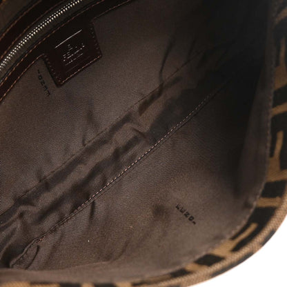 Fendi Brown Zucca Baguette Handbag