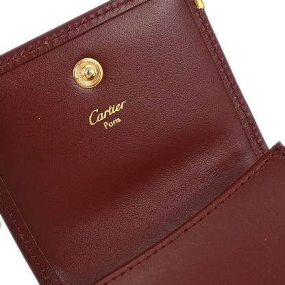 Cartier Bordeaux Coin Purse Wallet