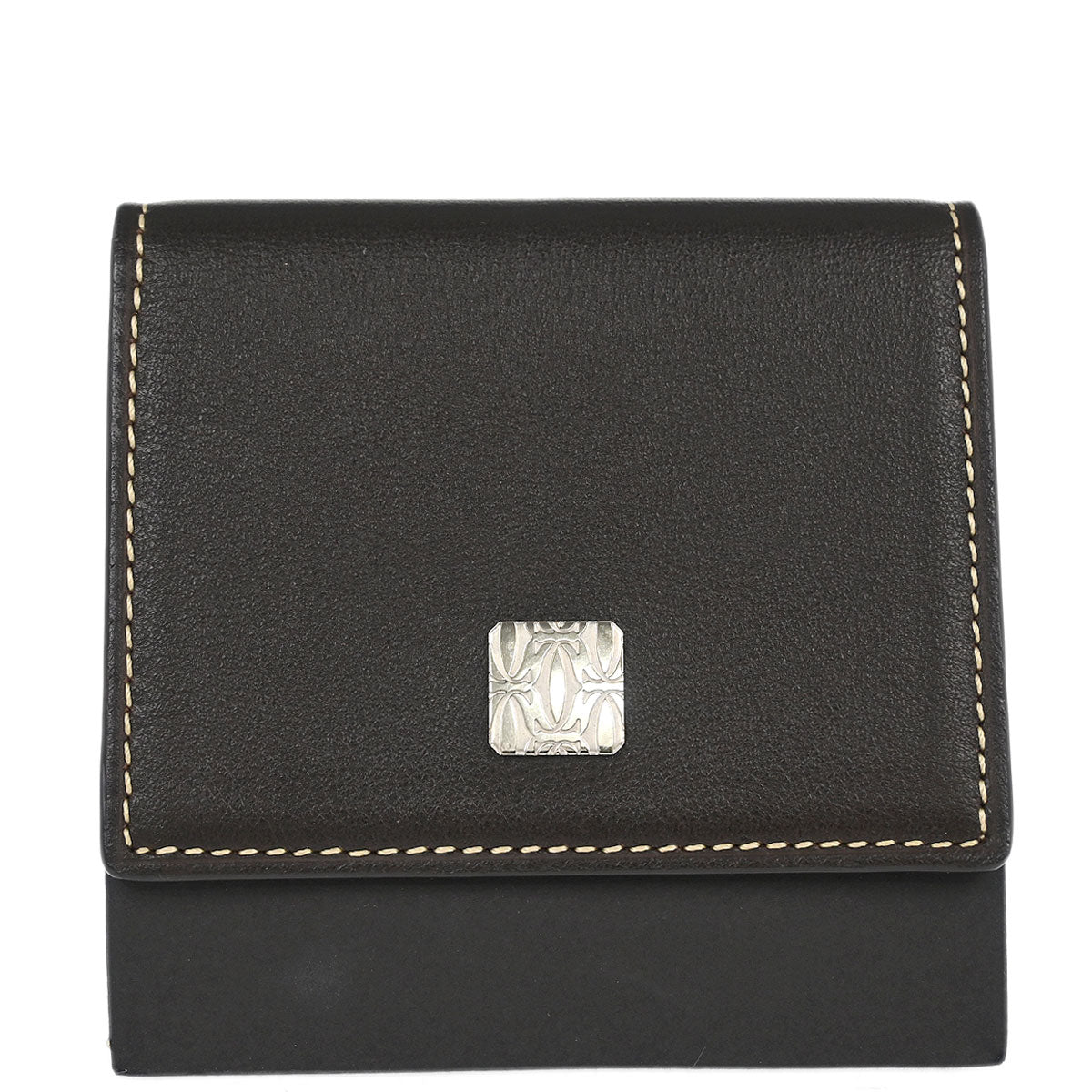 Cartier Brown Coin Purse Wallet