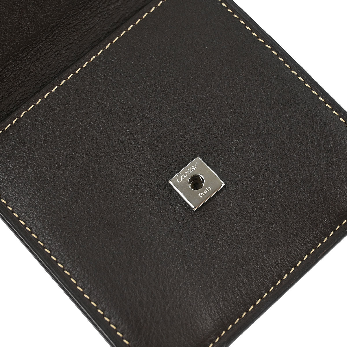 Cartier Brown Coin Purse Wallet