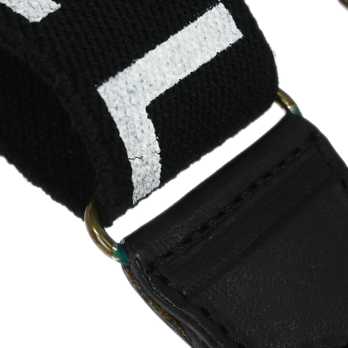 Chanel Black Suspenders Small Good
