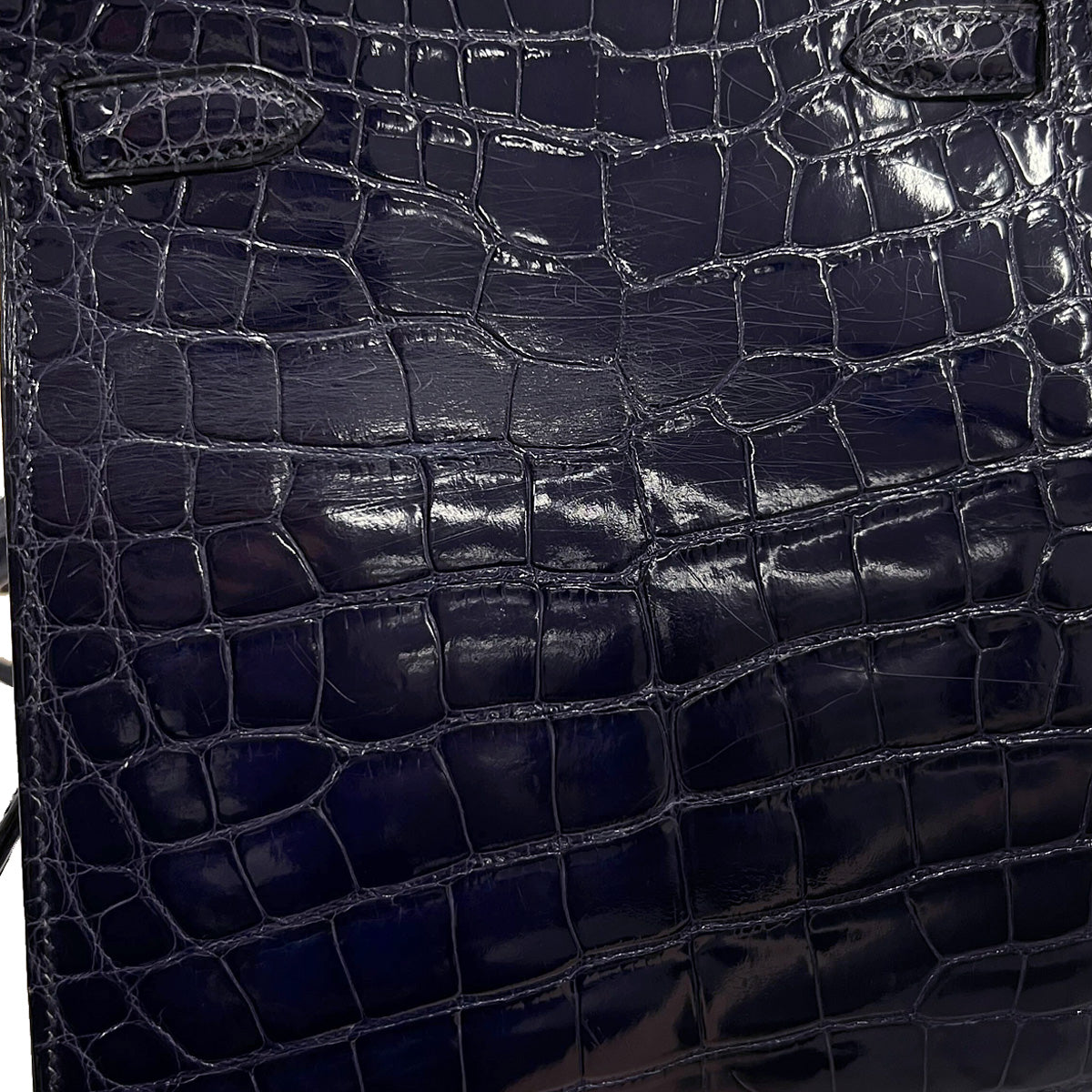 Hermes * Raisin Alligator Kelly Sport PM Shoulder Bag