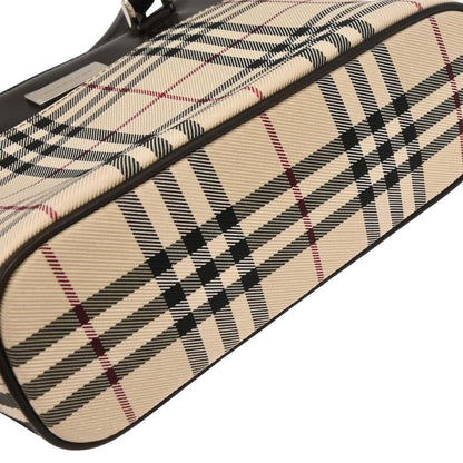 Burberry Beige Brown Burberry Check Tote Bag