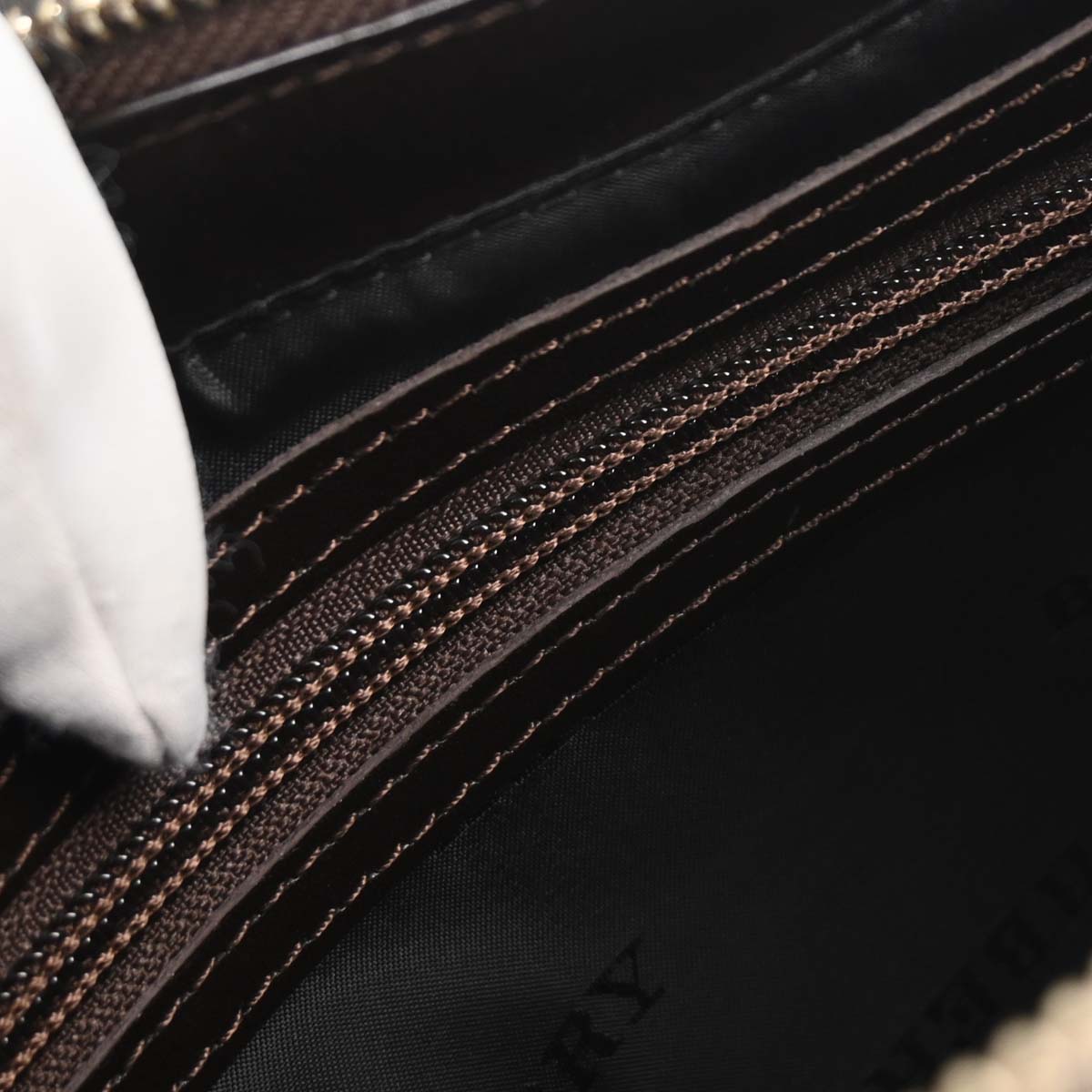 Burberry Beige Brown Burberry Check Handbag