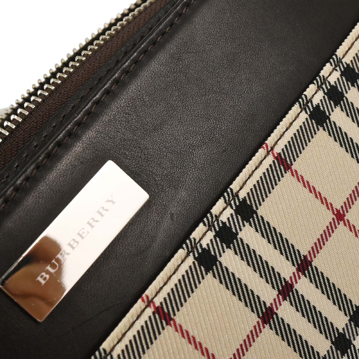 Burberry Beige Brown Burberry Check Handbag