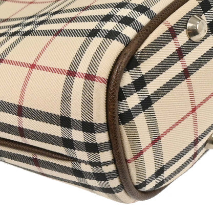 Burberry Beige Brown Burberry Check Tote Bag