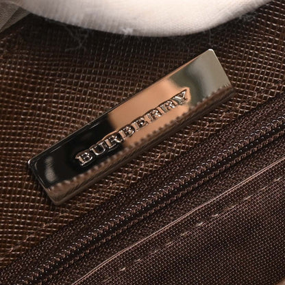 Burberry Beige Brown Burberry Check Tote Bag
