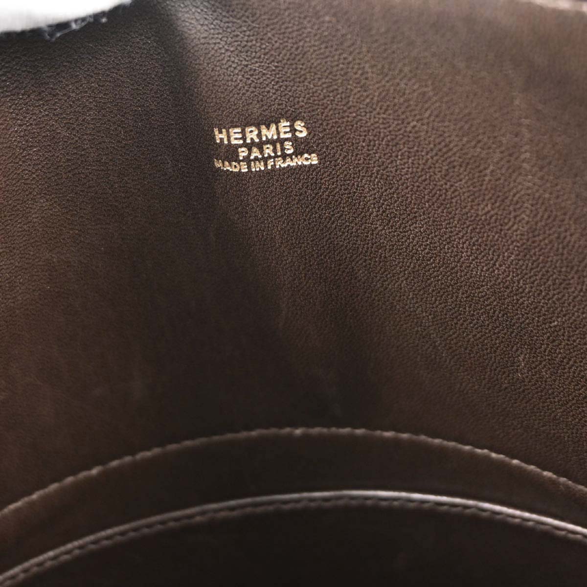 Hermes * Havane Ostrich Bolide 35 2way Shoulder Handbag