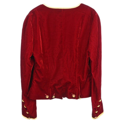 Chanel 1993 Single Breasted Jacket Bordeaux #42