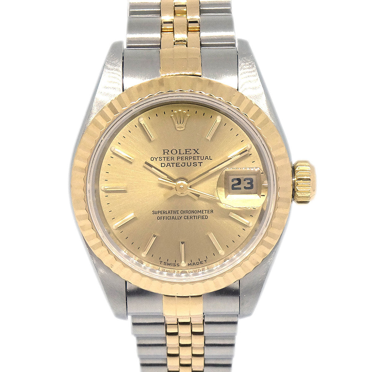 Rolex Oyster Perpetual Datejust 26mm Ref.69173 Self-winding Watch 18K SS