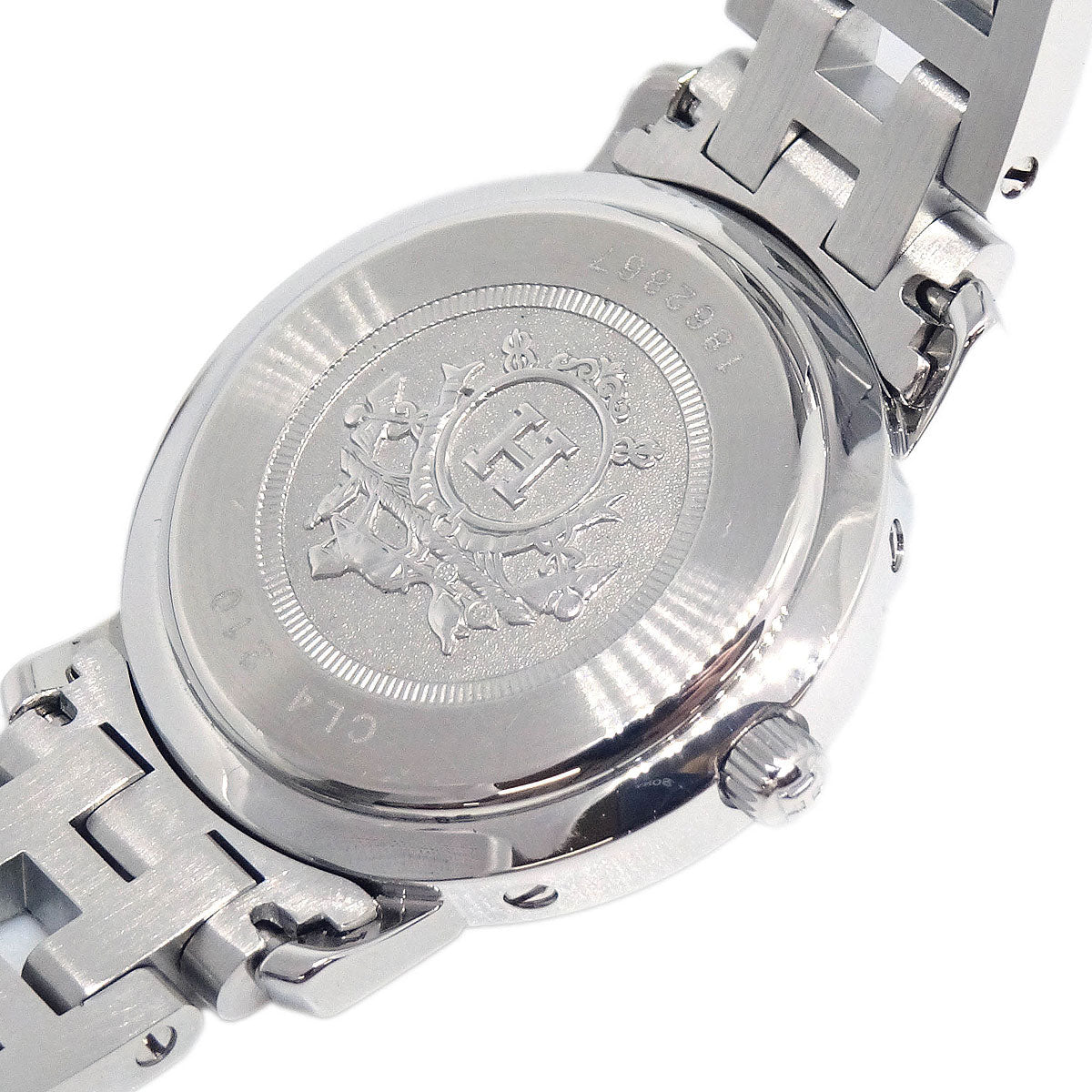 Hermes CL4.210 Clipper Quartz Watch SS