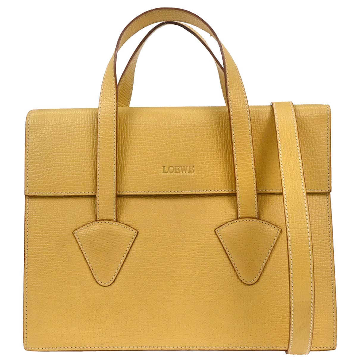 Loewe Beige Leather Handbag