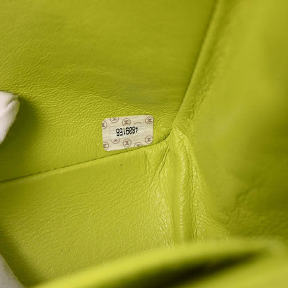 Chanel 1996-1997 Light Green Lambskin Medium Diana Shoulder Bag