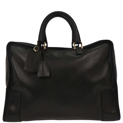 Loewe Black Leather Amazona 40 Handbag