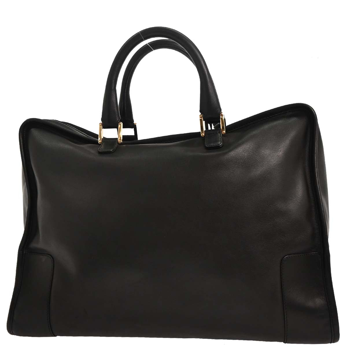 Loewe Black Leather Amazona 40 Handbag
