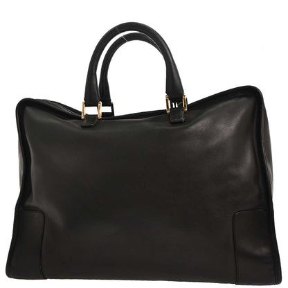Loewe Black Leather Amazona 40 Handbag