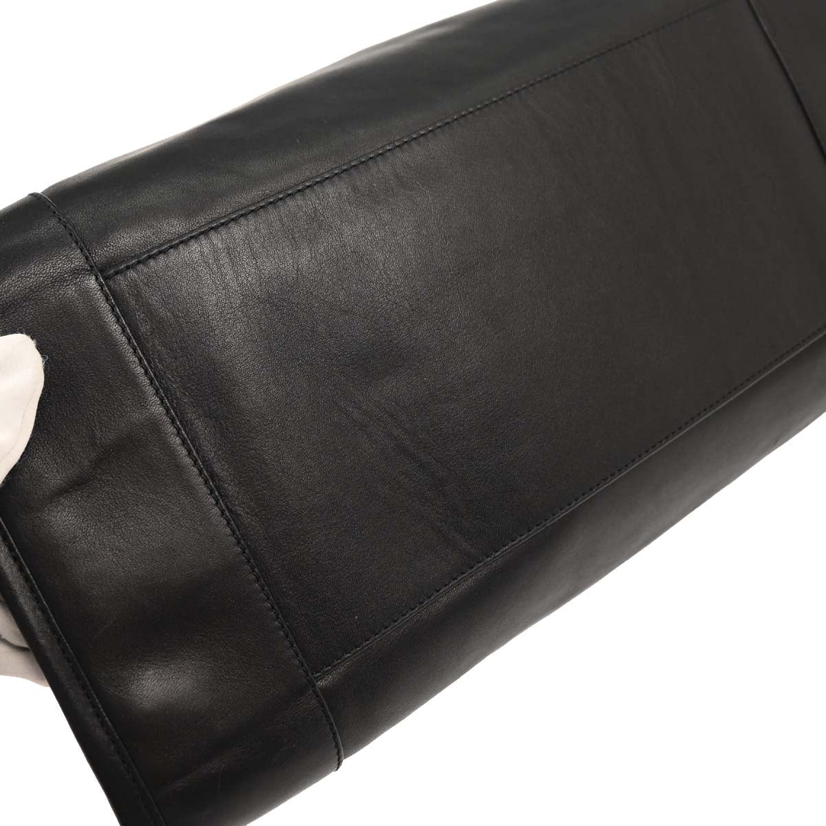 Loewe Black Leather Amazona 40 Handbag