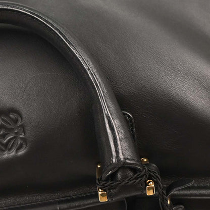 Loewe Black Leather Amazona 40 Handbag