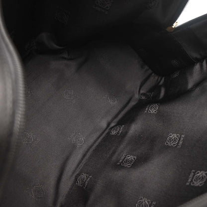 Loewe Black Leather Amazona 40 Handbag
