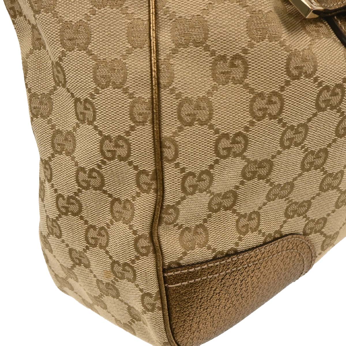 Gucci Beige Gold GG Tote Bag