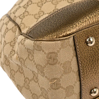 Gucci Beige Gold GG Tote Bag