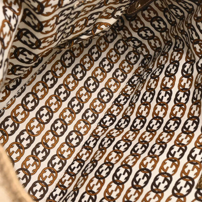 Gucci Beige Gold GG Tote Bag