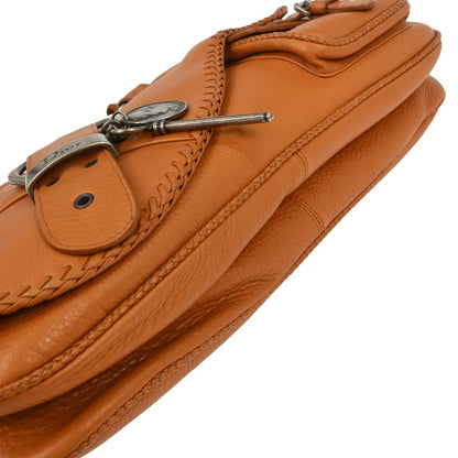 Christian Dior Brown Gaucho Tote Bag