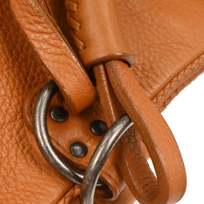 Christian Dior Brown Gaucho Tote Bag