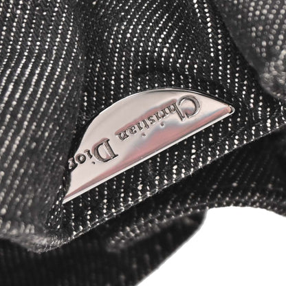 Christian Dior 1999 Black Denim Malice Handbag