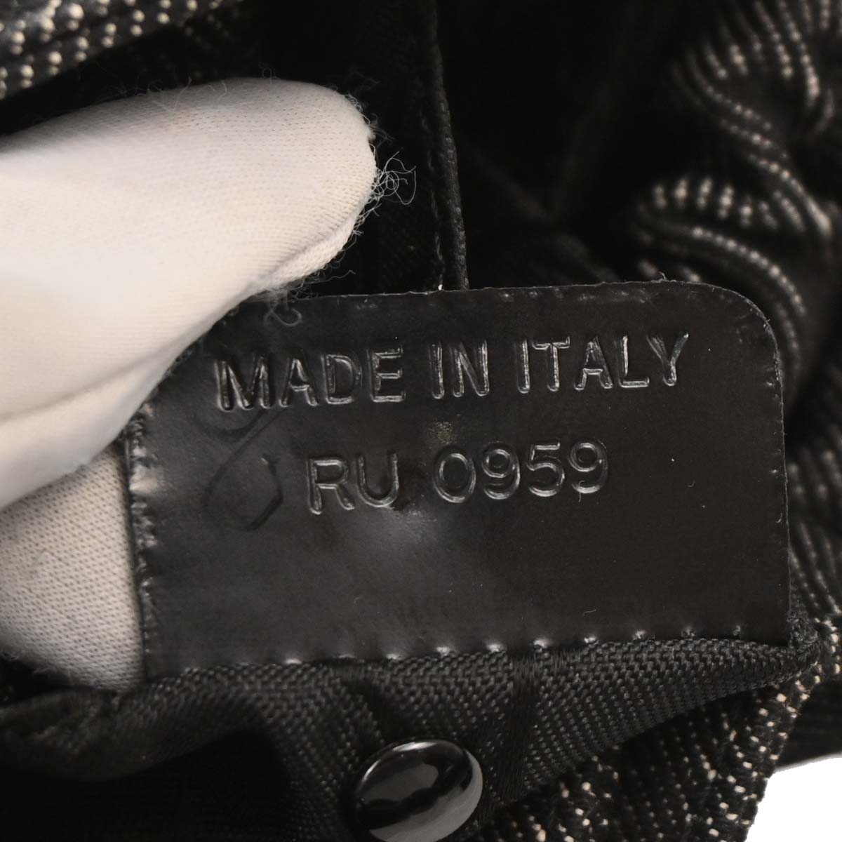 Christian Dior 1999 Black Denim Malice Handbag