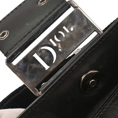 Christian Dior 2002 Black Trotter Street Chic Shoulder Bag