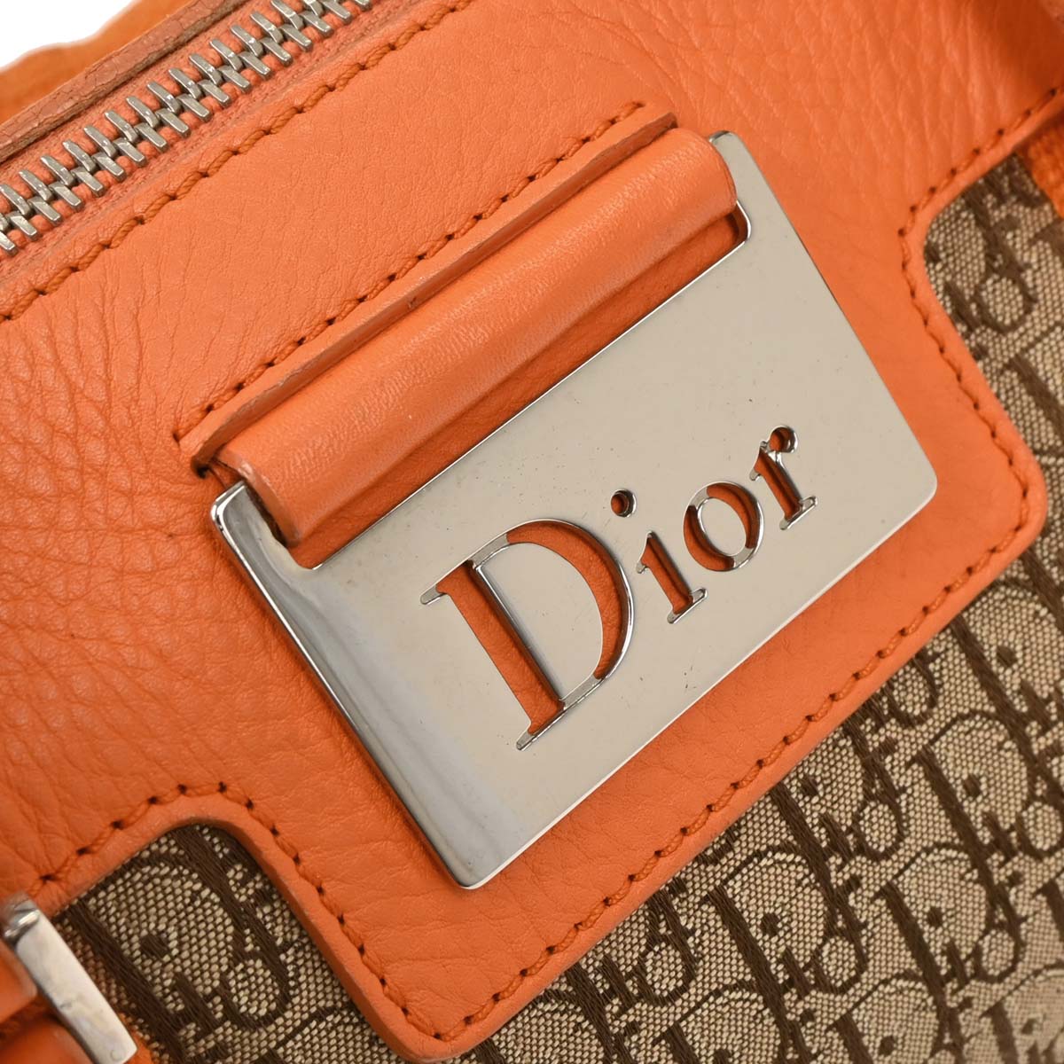 Christian Dior Beige Trotter Handbag