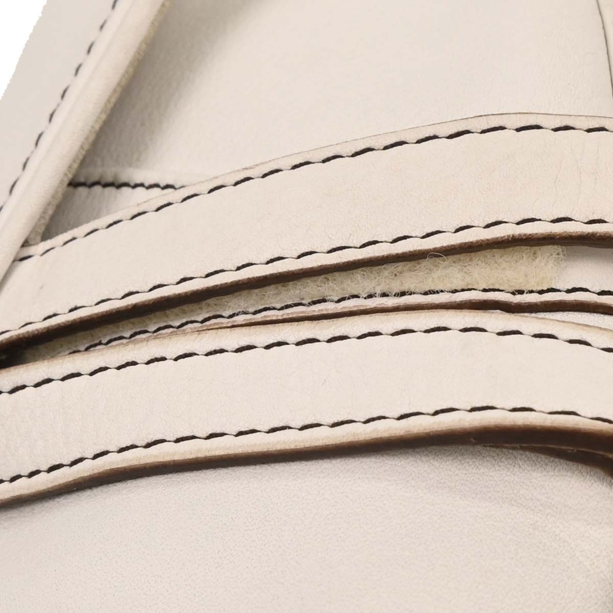 Christian Dior 2003 White Leather Saddle Handbag