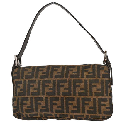 Fendi Brown Zucca Baguette Handbag