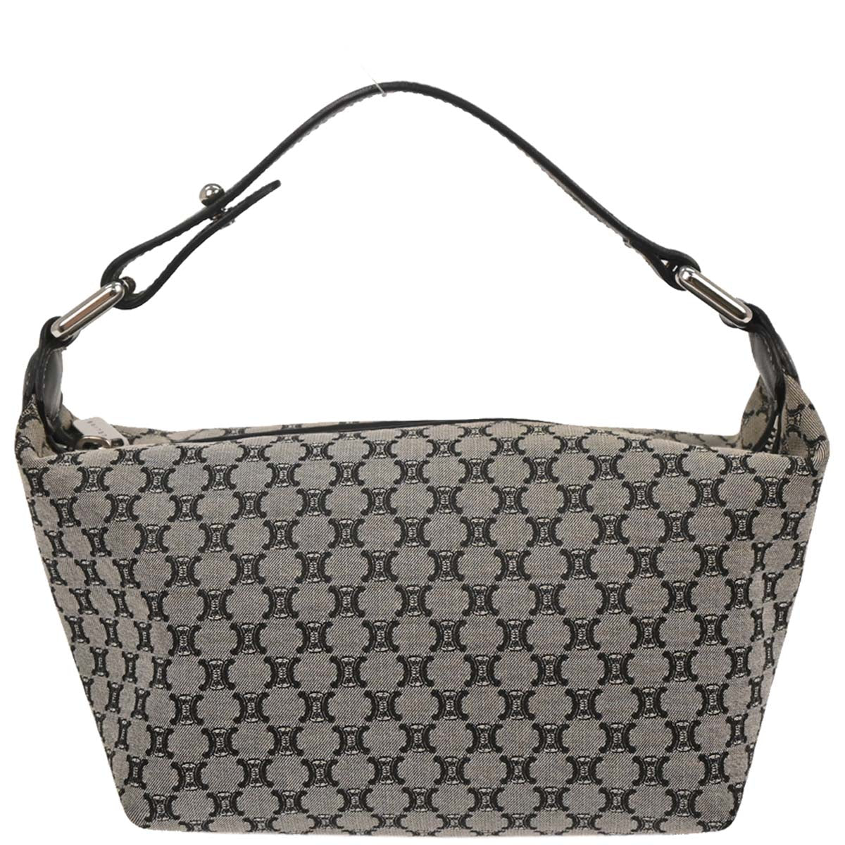 Celine Black Canvas Macadam Handbag
