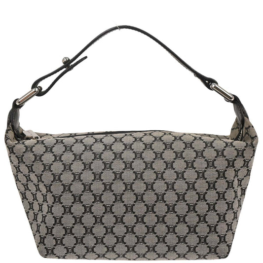 Celine Black Canvas Macadam Handbag