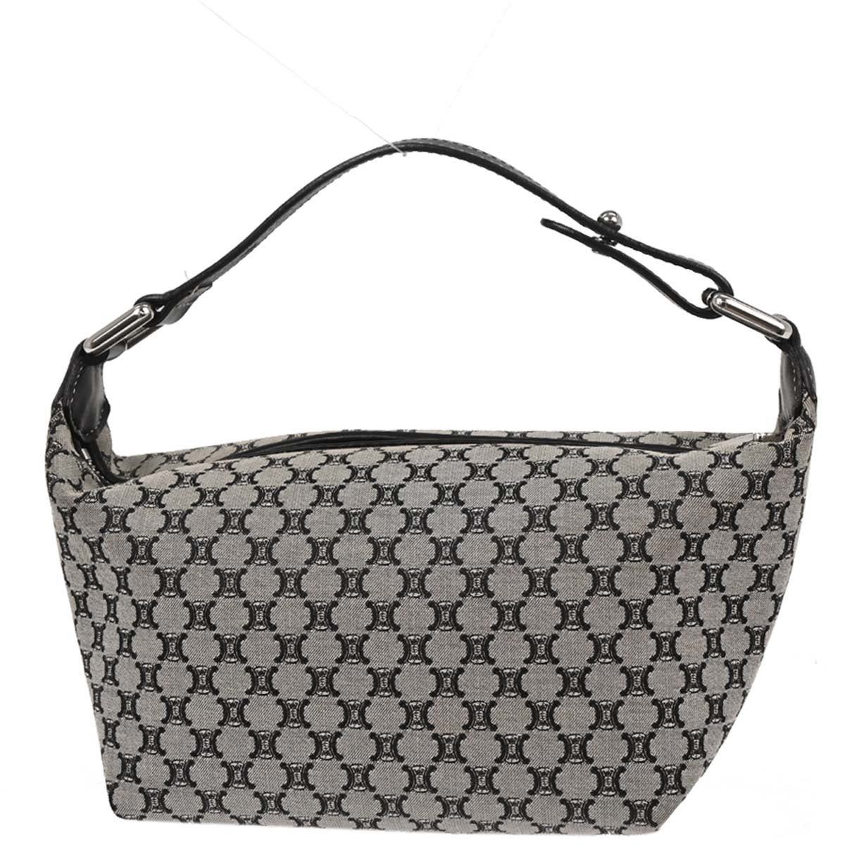 Celine Black Canvas Macadam Handbag