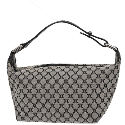 Celine Black Canvas Macadam Handbag
