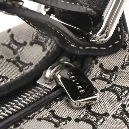 Celine Black Canvas Macadam Handbag