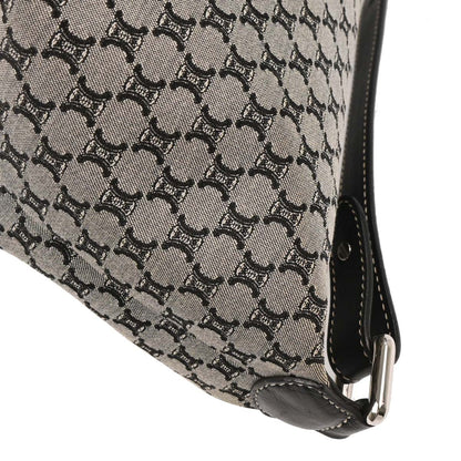Celine Black Canvas Macadam Handbag