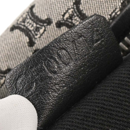 Celine Black Canvas Macadam Handbag