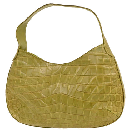Cartier * Green Crocodile Handbag